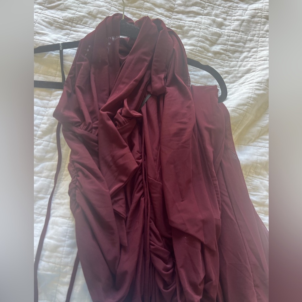 MAJORELLE Oxblood Shella Gown - Revolve - Picture 3 of 4